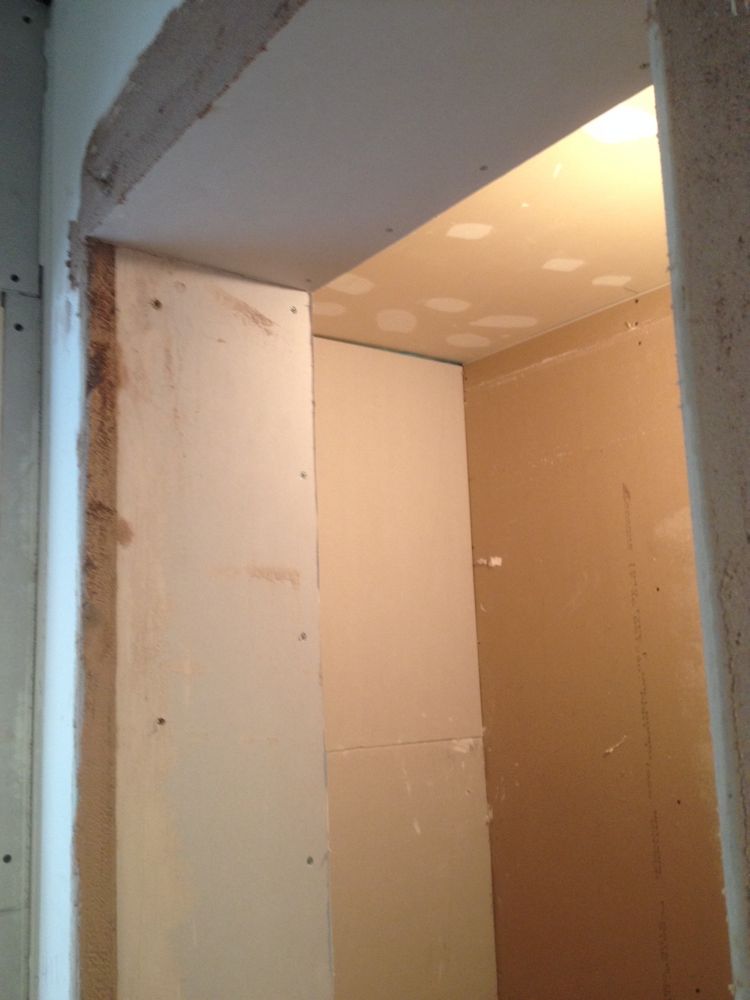 Image of 2014 03 18 kitchen utility room wall preparation 002 <h2>2014-03-19 - The kitchen and utility room start to take shape</h2>