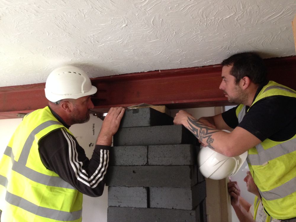 Image of 2014 05 15 building teamwork 007 <h2>2014-05-15 - Teamwork is the key to success in any building project</h2>